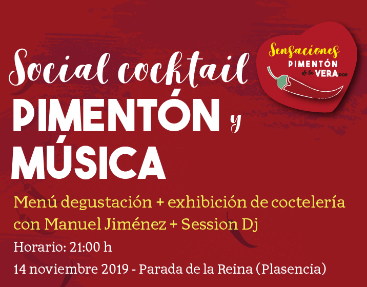 SOCIAL COCKTAIL + PIMENTÓN + MÚSICA 2019