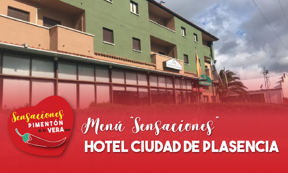 Menú “Sensaciones” en Hotel Ciudad de Plasencia 2020