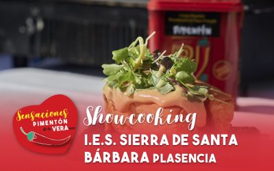 Showcooking IES Sierra de Santa Bárbara en Plasencia
