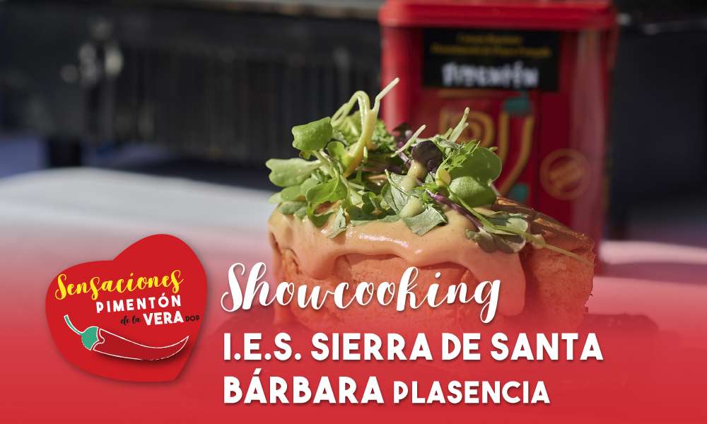 Showcooking IES Sierra de Santa Bárbara en Plasencia