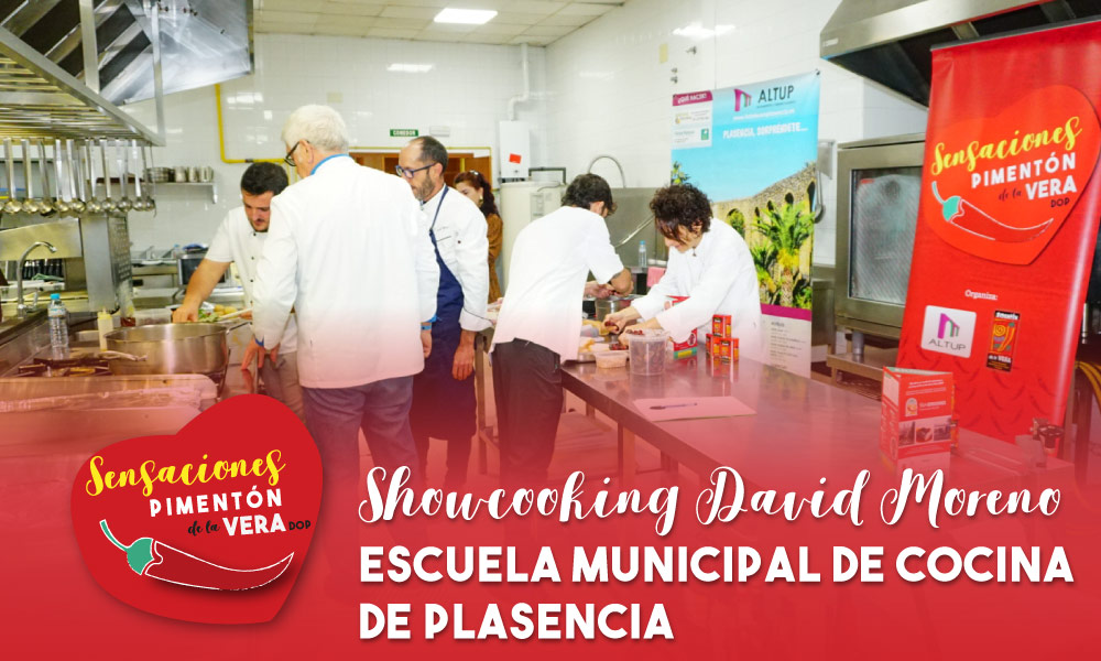 Showcooking David Moreno, Escuela Municipal de Cocina de Plasencia