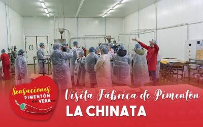 Visita alumnos I.E.S. Santa Bárbara a la Fábrica de Pimentón La Chinata